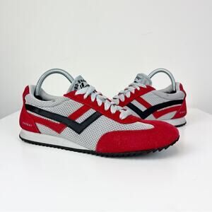 KEDS Pro KEDS Sneakers Mens 7.5 Womens 9 Red and Black‎ Lace up Retro Fashion